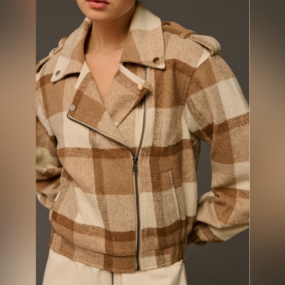 Plaid Anthropologie Jacket